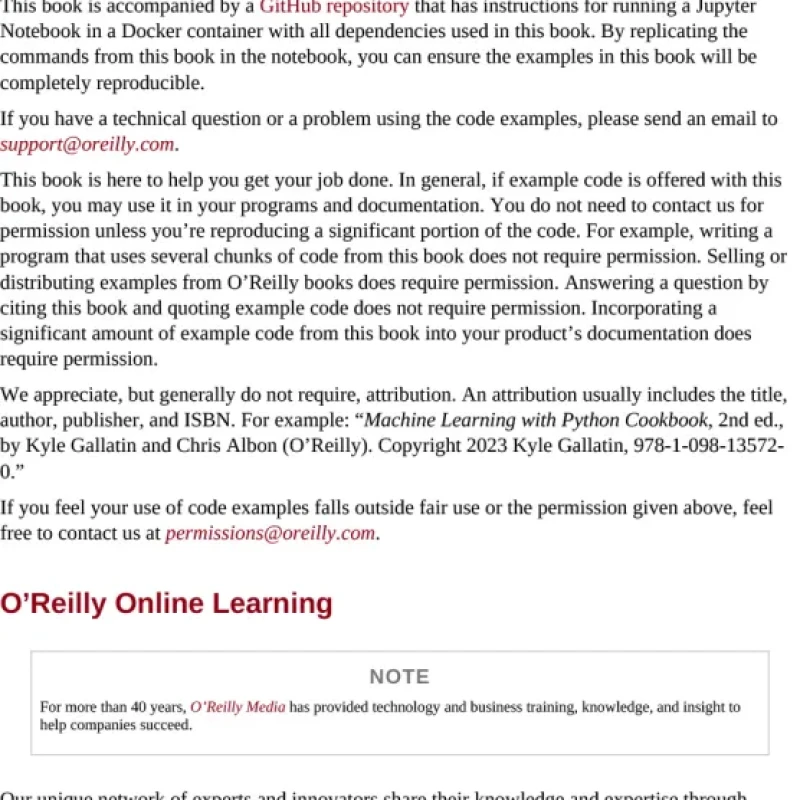 Machine Learning with Python Cookbookn - hanoibookstore