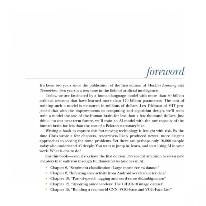 Machine Learning with TensorFlow
