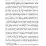 Marketing Analytics