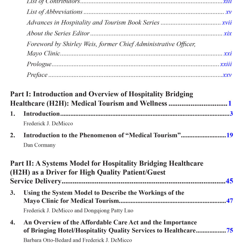Sách Medical tourism and wellness hospitality bridging healthcare (H2H)