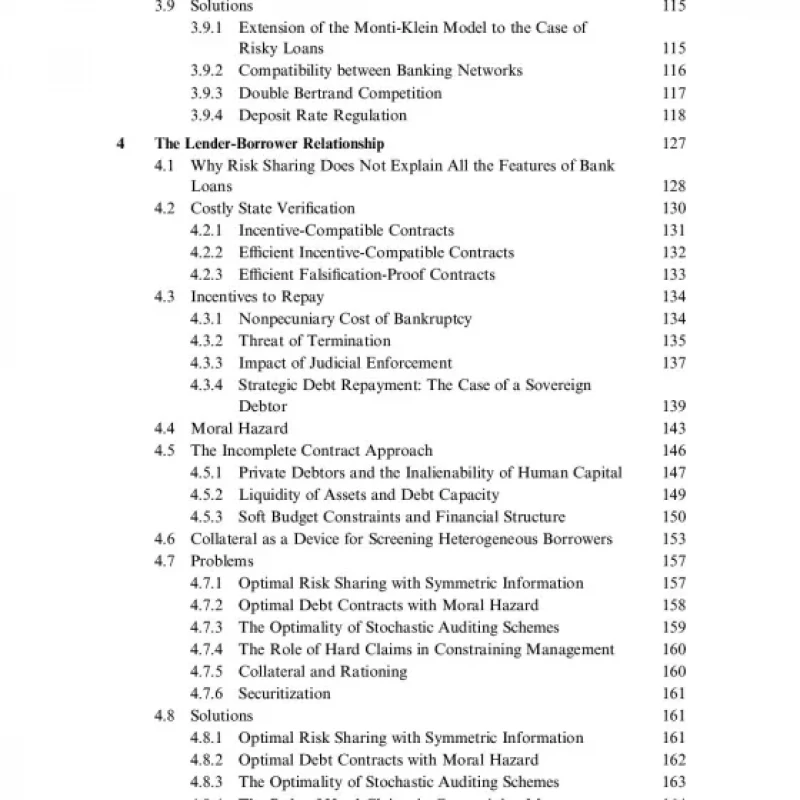 Microeconomics of banking