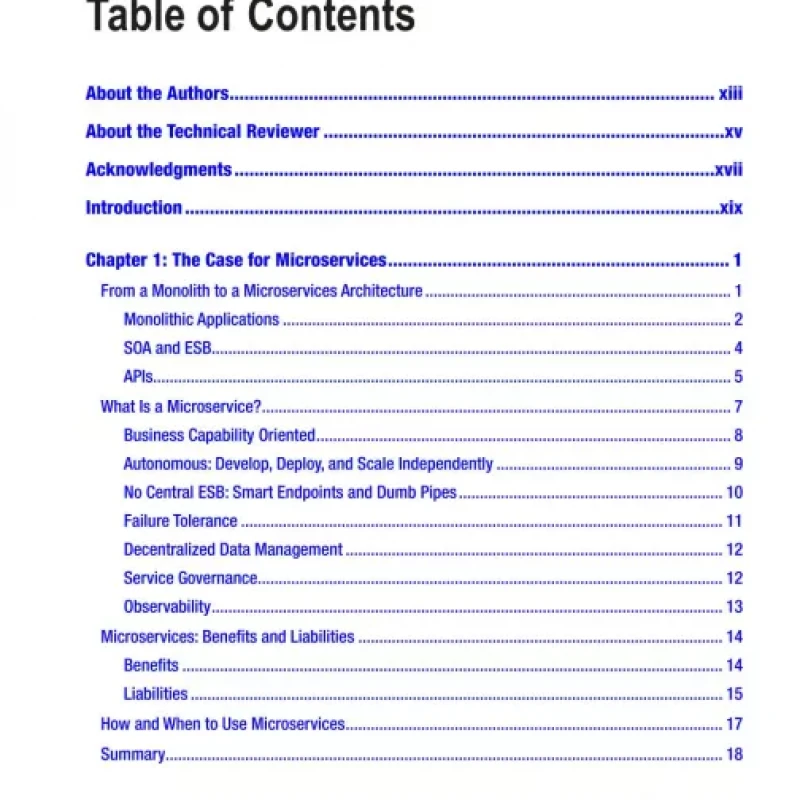 Microservices for the Enterprise