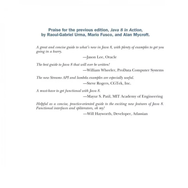 Modern Java in Action