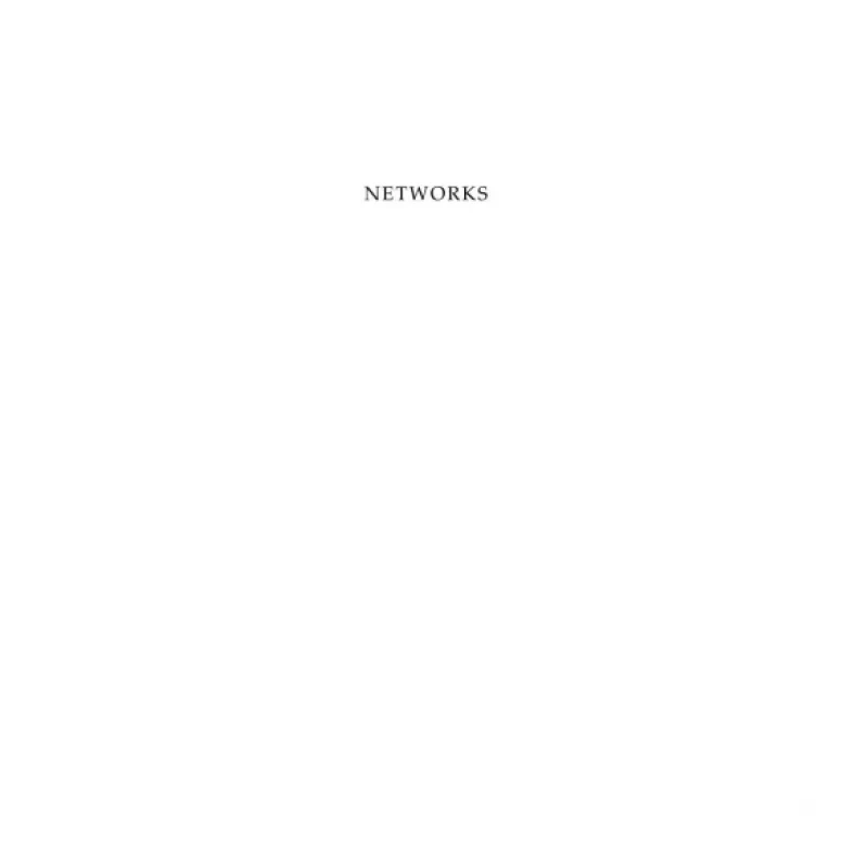 Networks An Introduction