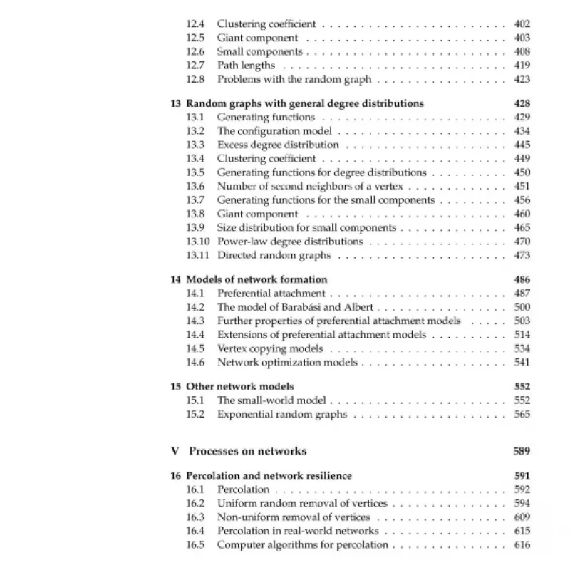 Networks An Introduction