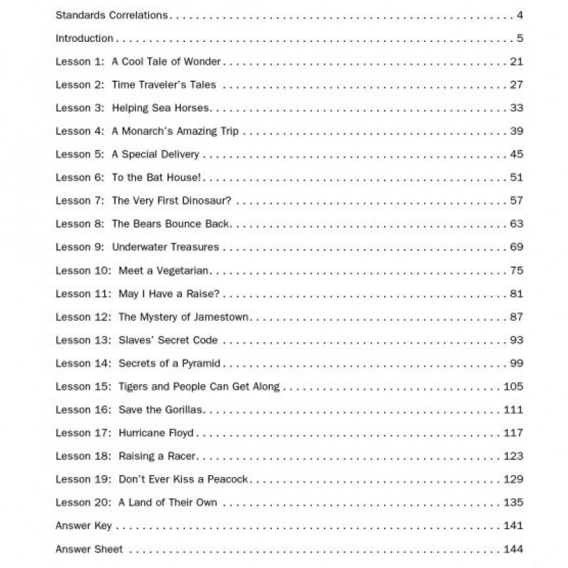 Nonfiction Comprehension Test Practice Level 2 (sách đen trắng) Sách tiếng anh