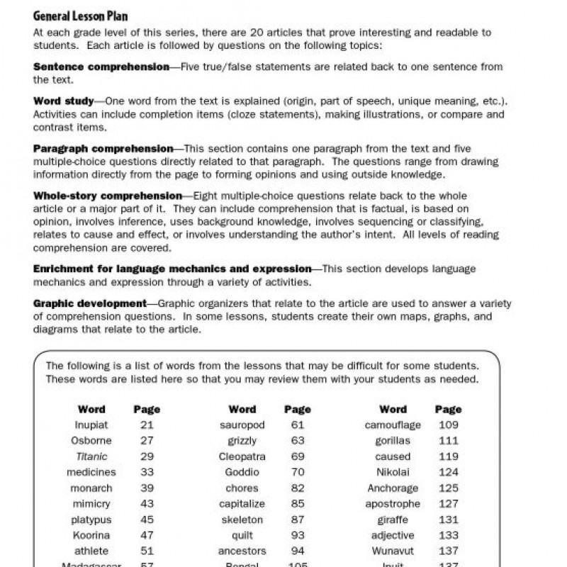 Nonfiction Comprehension Test Practice Level 2 (sách đen trắng) Sách tiếng anh