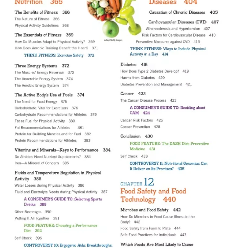 Nutrition Concepts And Controversies ( sách đen trắng )