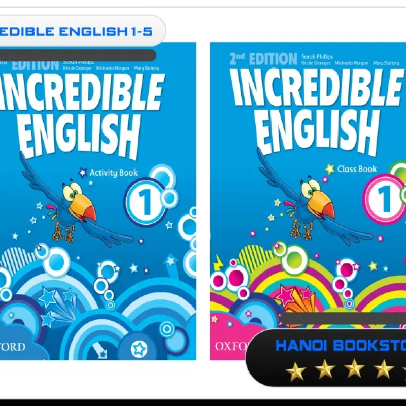 Oxford Incredible English 1-5 Tặng Audio - HanoiBookstore