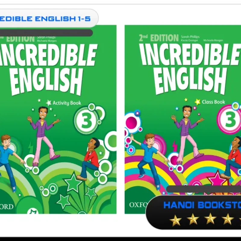 Oxford Incredible English 1-5 Tặng Audio - HanoiBookstore