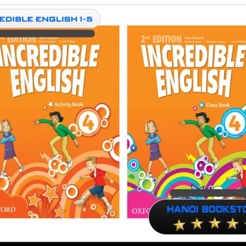 Oxford Incredible English 1-5 Tặng Audio - HanoiBookstore