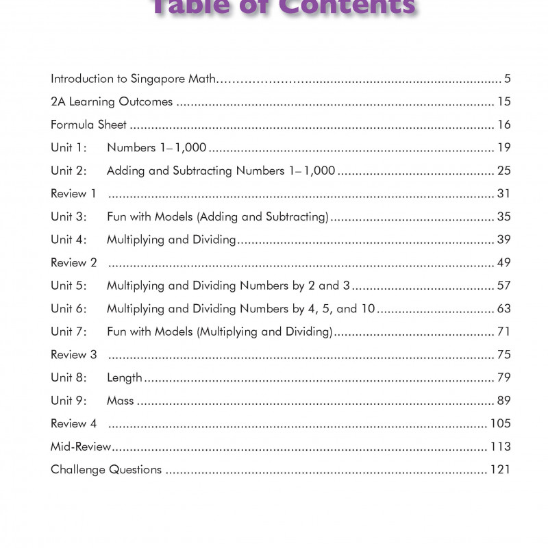 Singapore Math 2 (Sách đen trắng)