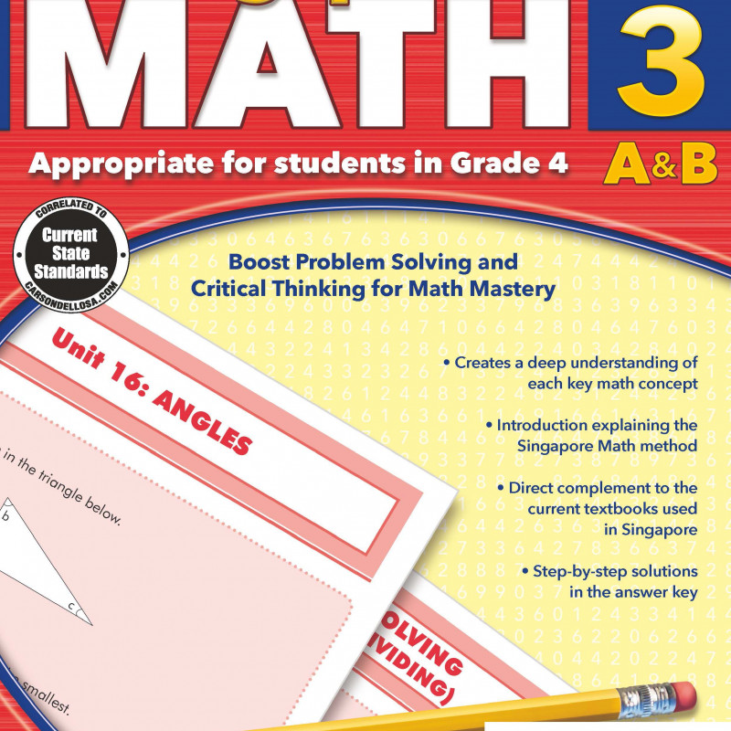 Singapore Math 3 (Sách đen trắng)