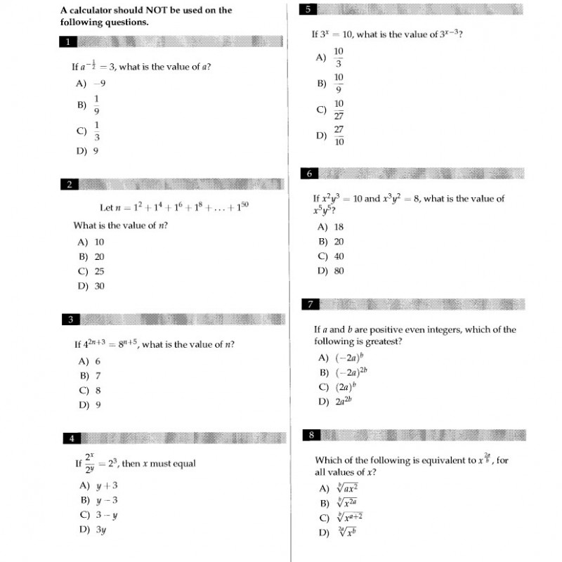 The College Panda's SAT Math Advanced Guide and Workbook 2nd edition (Sách đen trắng)