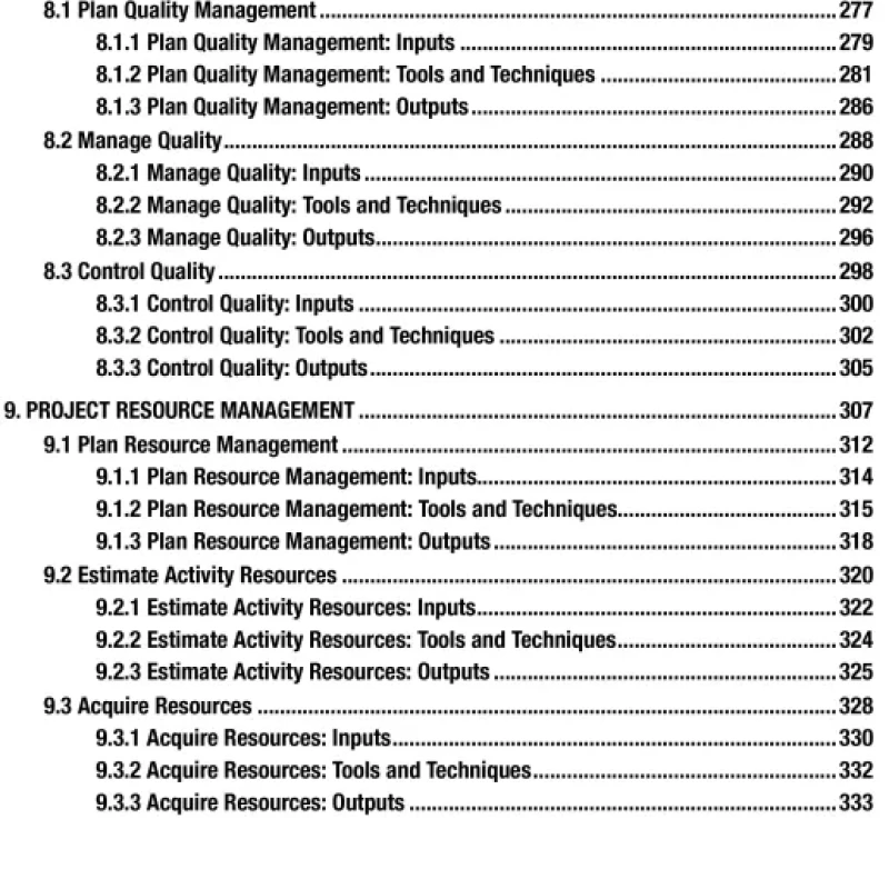 PMBOK A Guide to the Project Management 6th