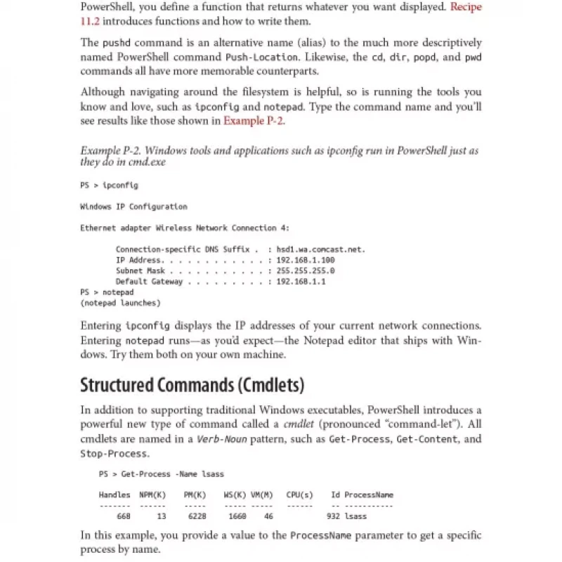 PowerShell Cookbook Your Complete Guide to Scripting the Ubiquitous Object-Based Shell