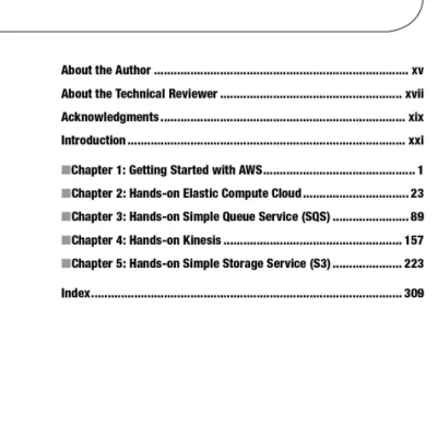 Practical Amazon EC2, SQS, Kinesis, and S3