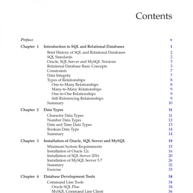 Practical guide to Oracle SQL, T-SQL and MySQL