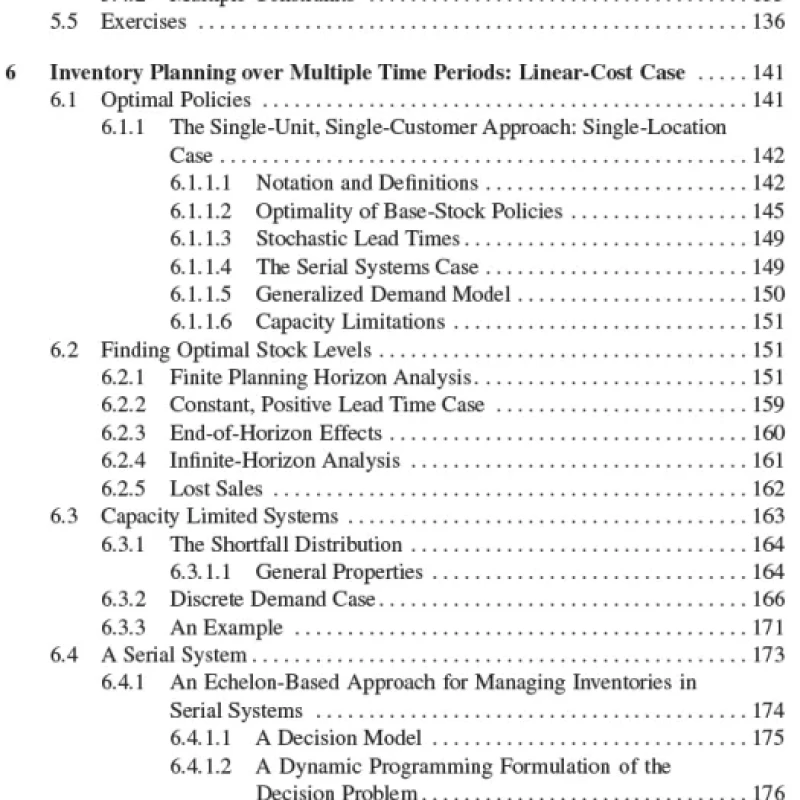 Principles of Inventory Management