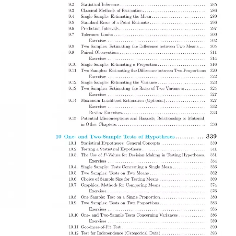 Probability and Statistics for Engineers and Scientists