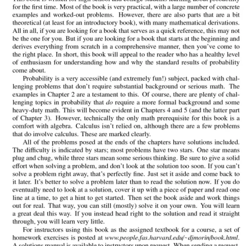 Probability For the Enthusiastic Beginner