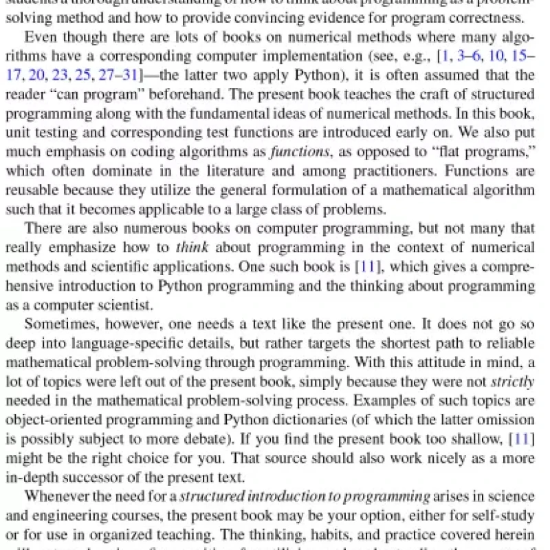 Programming For Computations - Python