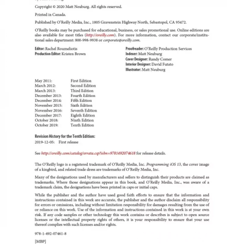 Programming iOS 13 Dive Deep into Views, View Controllers, and Frameworks