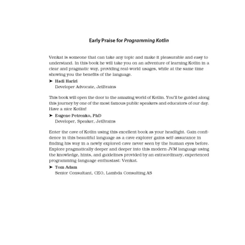 Programming Kotlin