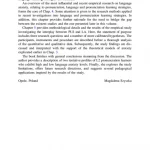 Pronunciation Learning Strategies and Language Anxiety In Search of an Interplay