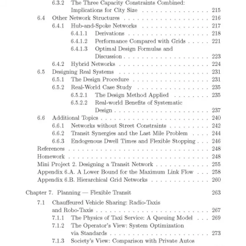 Public transportation systems principles of system design