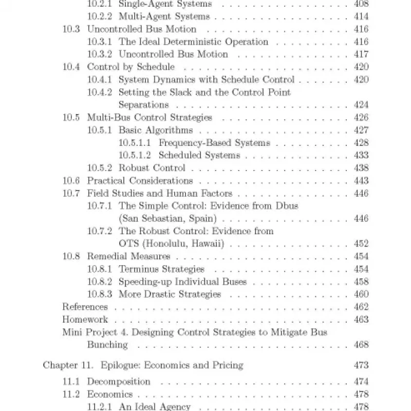 Public transportation systems principles of system design