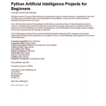 Python Artificial Intelligence Projects for Beginners