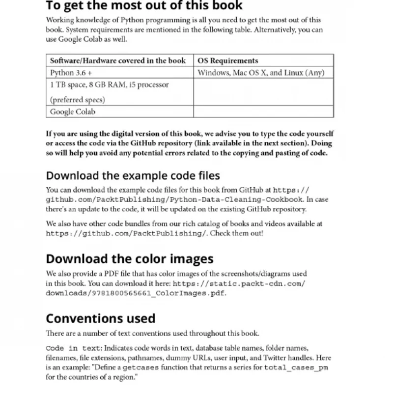 Python Data Cleaning Cookbook