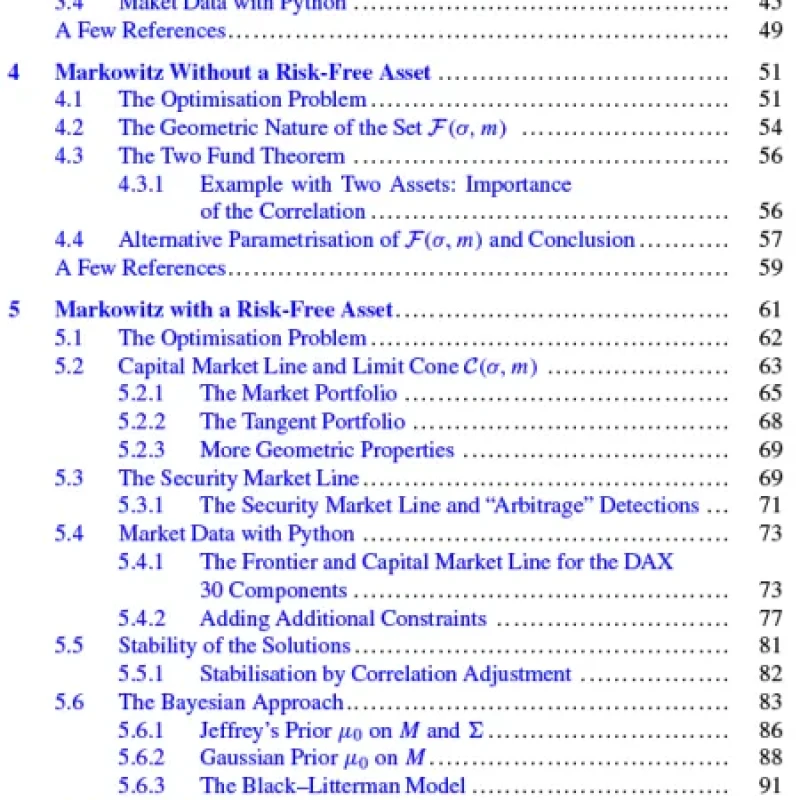 Quantitative Portfolio Management