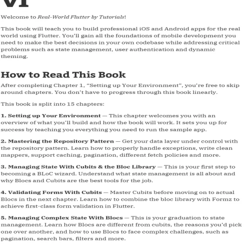Real-World Flutter by Tutorials