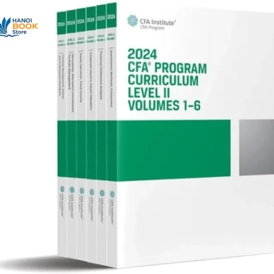 Sách 2024 CFA Program Curriculum Level II (1-6) - Hanoi bookstore