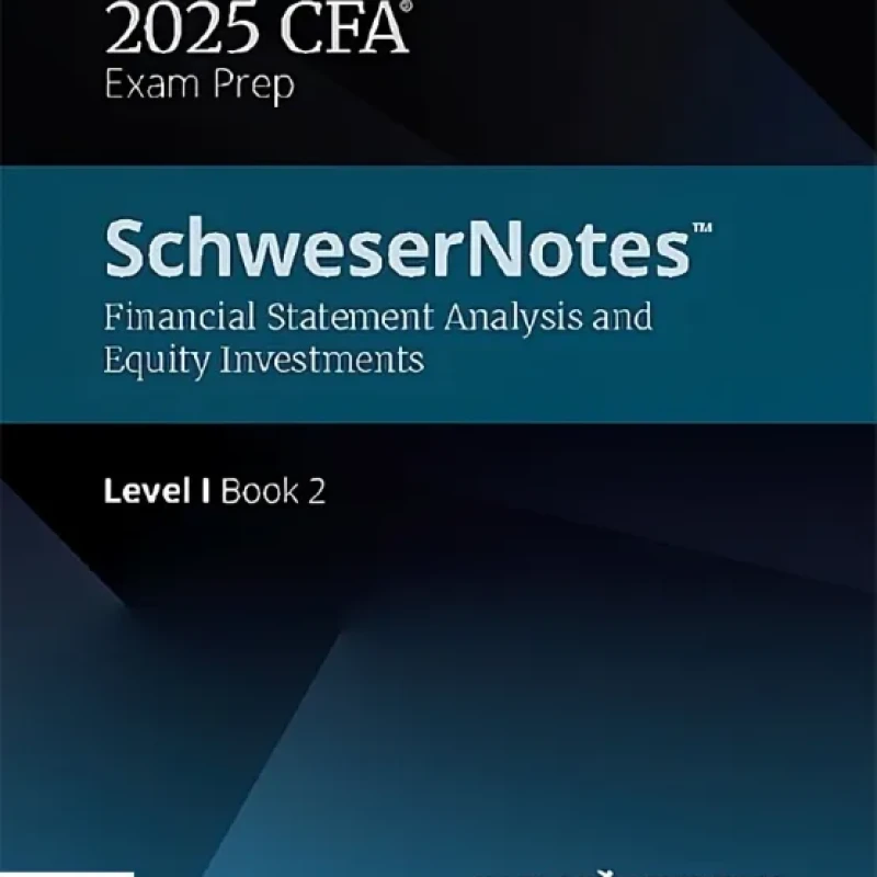 Sách 2025 CFA Level I SchweserNotes Book (1-4) - Hanoi bookstore