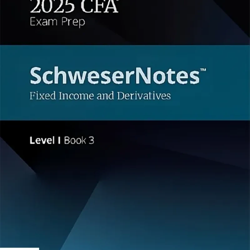 Sách 2025 CFA Level I SchweserNotes Book (1-4) - Hanoi bookstore