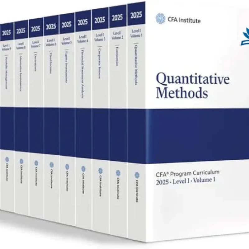 Sách 2025 CFA Program Curriculum Level I (1-10) - Hanoi bookstore