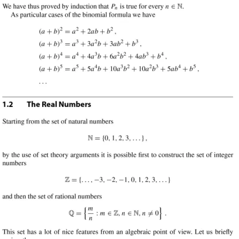 Sách A Modern Introduction to Mathematical Analysis