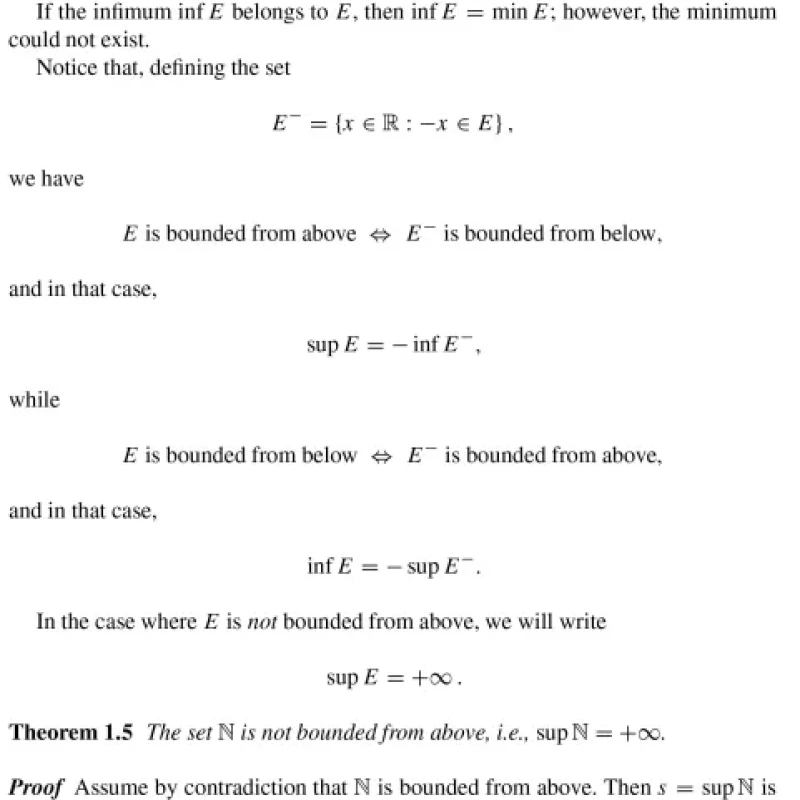 Sách A Modern Introduction to Mathematical Analysis