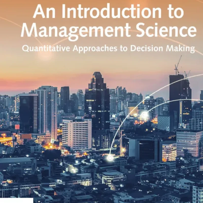 Sách An Introduction to Management Science Quantitative Approach (Fifteenth Edition)