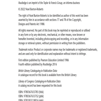 Sách Analysing Sentences - ACB Bookstore