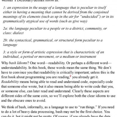 Sách Bash Idioms Write Powerful, Flexible, Readable Shell Scripts