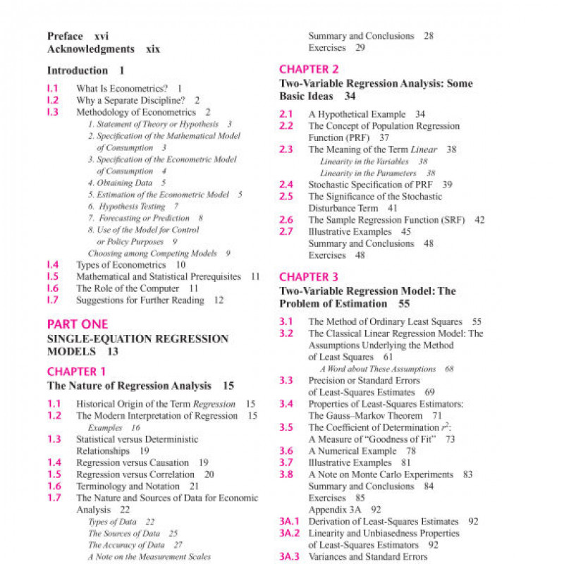 sách Basic Econometrics