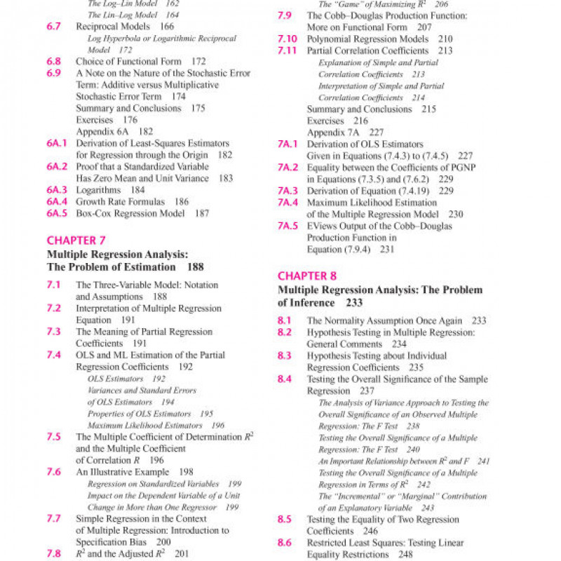 sách Basic Econometrics