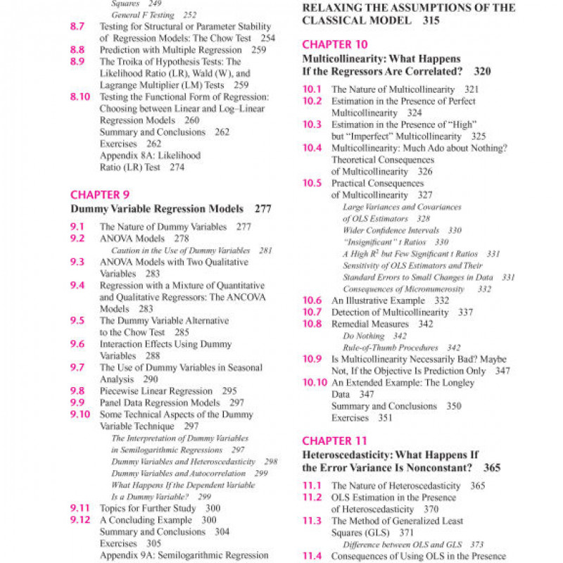 sách Basic Econometrics