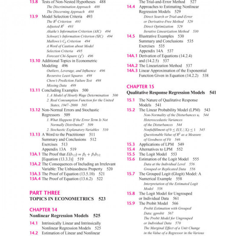 sách Basic Econometrics