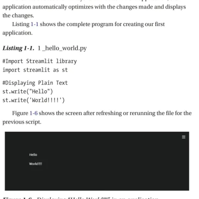 Sách Beginners Guide to Streamlit with Python Build Web-Based Data and Machine Learning Applications