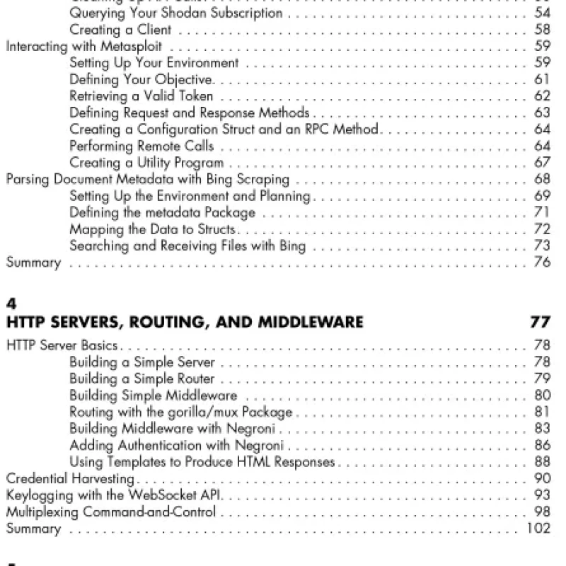 Sách Black Hat Go Go Programming For Hackers and Pentesters